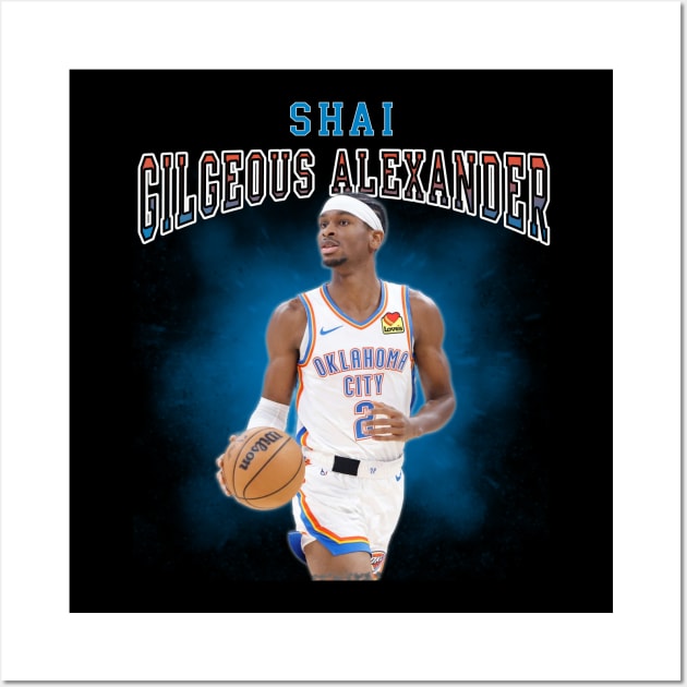 Shai Gilgeous Alexander Wall Art by Bojes Art